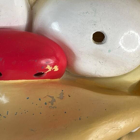 Vintage 2002 The Simpsons "Krusty the Clown" Vinyl Halloween Mask Matt Groening - Picture 4 of 16